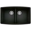 KA-442937 Performa Equal Double Bowl Sink Kit in Coal Black