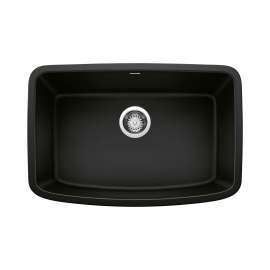 KA-442941 Valea 27" Single Bowl Sink Kit in Coal Black