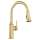 Empressa High Arc Pull-Down Dual-Spray Kitchen Faucet - Satin Gold, 442980