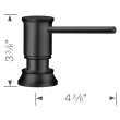 Empressa Soap Dispenser - Matte Black, 443030