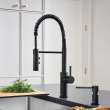 Catris Semi-Pro Pull-Down Dual-Spray Kitchen Faucet - Matte Black, 443032