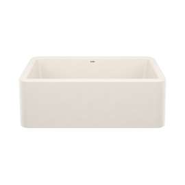 Ikon SILGRANIT 30" Single Bowl Apron-Front Farmhouse Sink - Soft White, 443076