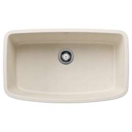 Valea SILGRANIT 32" Super Single Undermount Kitchen Sink - Soft White, 443091