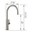 Culina II High Arc Beverage Faucet - RO Compatible - Satin Platinum, 443255