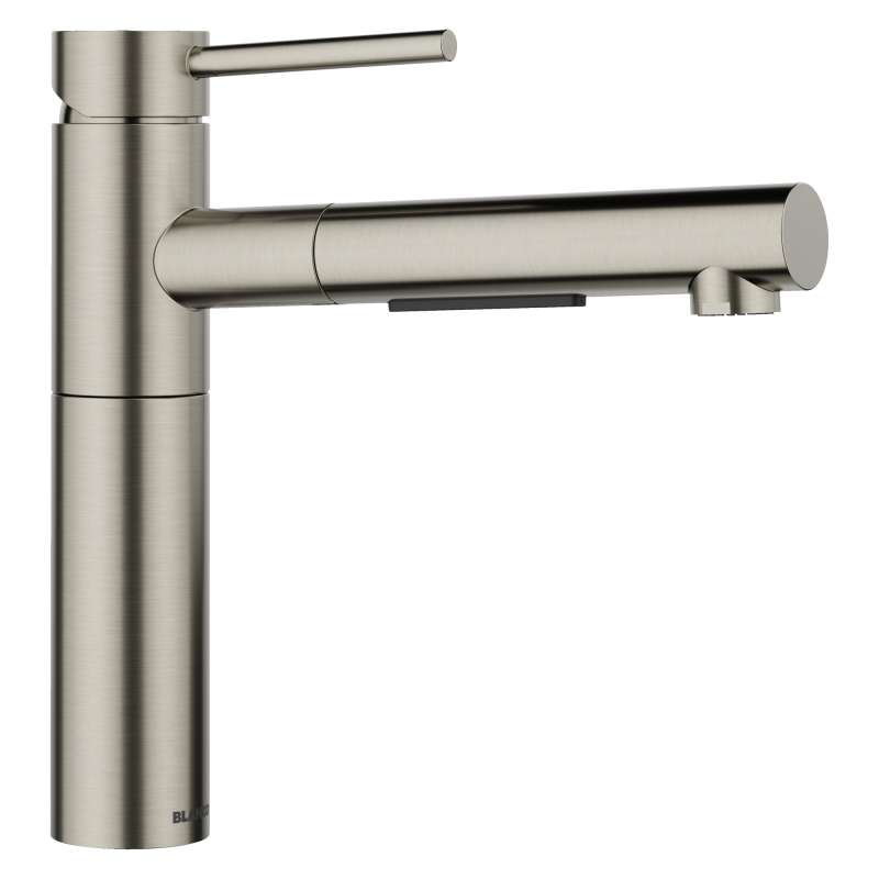 Alta II Low Arc Pull-Out Dual-Spray Kitchen Faucet - Satin Platinum, 443256