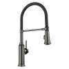 Empressa Semi-Pro Pull-Down Dual-Spray Kitchen Faucet - Satin Dark Steel, 443264