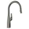 Rivana High Arc Pull-Down Dual-Spray Kitchen Faucet - Satin Dark Steel, 443267