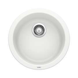 BLANCORONDO SILGRANIT 18" Dual Mount Bar Sink - White, 511631