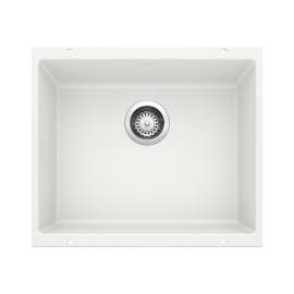 Precis SILGRANIT 21" Single Bowl Undermount Kitchen Sink - White, 513426