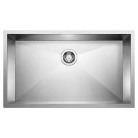 Precision R0 32" Super Single Bowl Undermount Stainless Steel Kitchen Sink, 515820