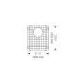 Stainless Steel Sink Grid for Liven Bar & Precis 50/50 Sink, 516363