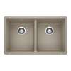 KA-517678 Precis Equal Double Bowl Sink Kit in Truffle