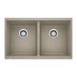 KA-517678 Precis Equal Double Bowl Sink Kit in Truffle
