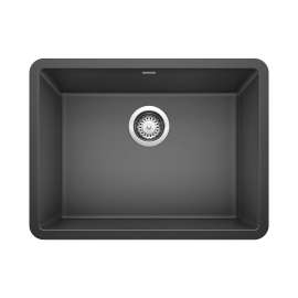 Precis SILGRANIT 24" Single Bowl Undermount Kitchen Sink - Anthracite, 522258