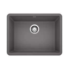 Precis SILGRANIT 24" Single Bowl Undermount Kitchen Sink - Cinder, 522412