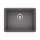 Precis SILGRANIT 24" Single Bowl Undermount Kitchen Sink - Cinder, 522412