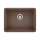 Precis SILGRANIT 24" Single Bowl Undermount Kitchen Sink - Café, 522418