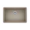 Precis SILGRANIT 27" Single Bowl Undermount Kitchen Sink - Truffle, 522432