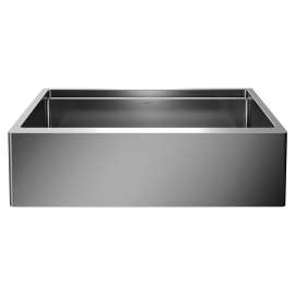Quatrus R15 Ergon 33" Single Bowl Apron-Front Stainless Steel Farmhouse Sink, 525243