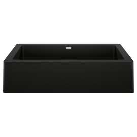 KA-526545 Vintera 30" Super Single Apron Sink Kit in Coal Black