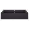 Vintera SILGRANIT 33" Double Bowl Apron-Front Farmhouse Sink - Anthracite, 526547