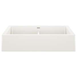 KA-526550 Vintera 33" Equal Double Apron Sink Kit in White