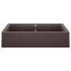 Vintera SILGRANIT 33" Double Bowl Apron-Front Farmhouse Sink - Café, 526552