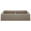 KA-526553 Vintera 33" Equal Double Apron Sink Kit in Truffle