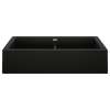 KA-526554 Vintera 33" Equal Double Apron Sink Kit in Coal Black