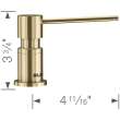Lato Soap Dispenser - Satin Gold, 526699