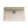 Precis SILGRANIT 27" Single Bowl Undermount Kitchen Sink - Soft White, 527403