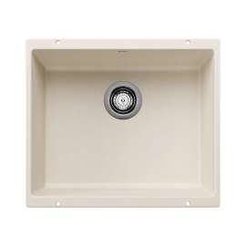 Precis SILGRANIT 21" Single Bowl Undermount Kitchen Sink - Soft White, 527405