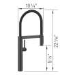 Culina II Semi-Pro Pull-Down Dual-Spray Kitchen Faucet - Matte Black, 527474