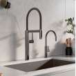 Culina II Semi-Pro Pull-Down Dual-Spray Kitchen Faucet - Satin Dark Steel, 527475