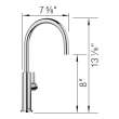 Culina II High Arc Beverage Faucet - RO Compatible - Chrome, 527490