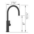 Culina II High Arc Beverage Faucet - RO Compatible - Matte Black, 527491