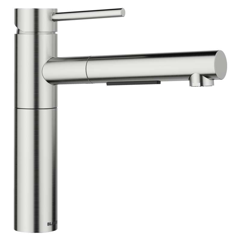 Alta II Low Arc Pull-Out Dual-Spray Kitchen Faucet - PVD Steel, 527559
