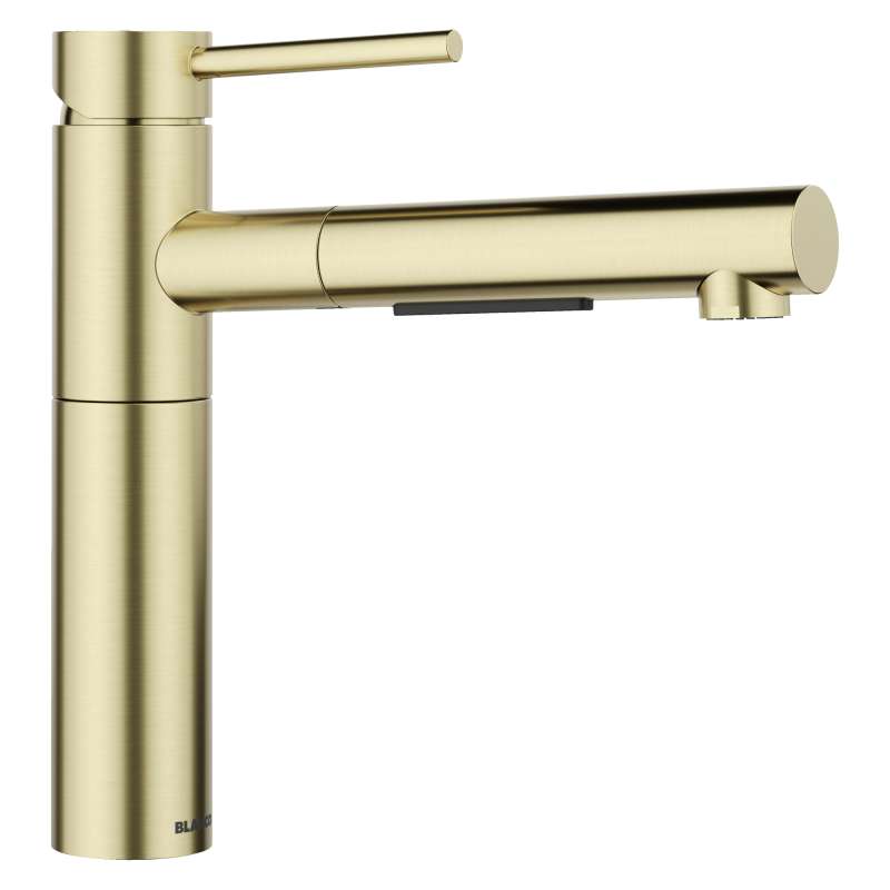 Alta II Low Arc Pull-Out Dual-Spray Kitchen Faucet - Satin Gold, 527561