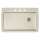 22-In X 33.5-In Single-Basin Granite Drop-In Or Undermount 3-Hole Residential Kitchen Sink in Biscuit