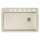 22-In X 33.5-In Single-Basin Granite Drop-In Or Undermount 6-Hole Residential Kitchen Sink in Biscuit