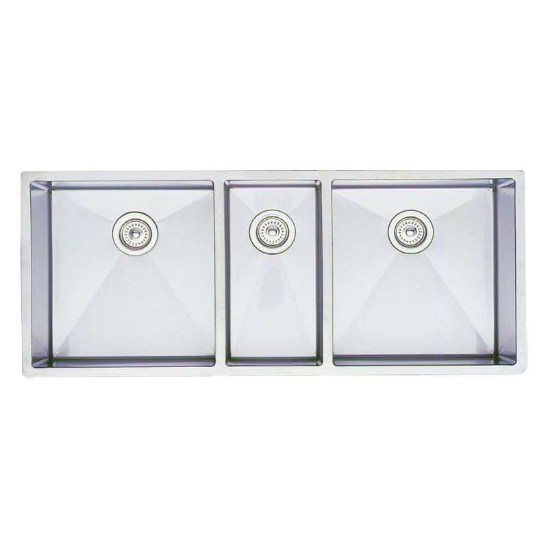 Blanco Precision 47 In X 18 Triple Basin Undermount Kitchen Sink Stainless