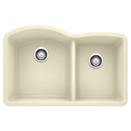 Blanco Diamond 20.843-In X 32-In Double-Basin Granite Undermount Kitchen Sink