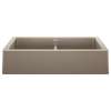 Blanco 526553 Vintera 33" Equal Double Apron Front Kitchen Sink in Truffle