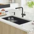 Blanco 442935 Precis Super Single Kitchen Sink in Coal Black