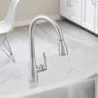 Kitchen Faucet With Pull-Down Spray 1.5 gpm in Stainless Finish