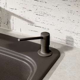 400694 Torre Soap Dispenser in Cafe