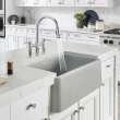 Blanco 402321 Ikon Single Apron Front Farmhouse Kitchen Sink in Concrete Gray