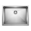 Blanco 522215 Quatrus R15 27" Apron Front Single Kitchen Sink in Coal Black