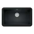 Blanco 402576 Ikon 30" Apron Front Single Kitchen Sink in Coal Black