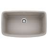 Blanco 442756 Valea Super Single Undermount Kitchen Sink in Concrete Gray